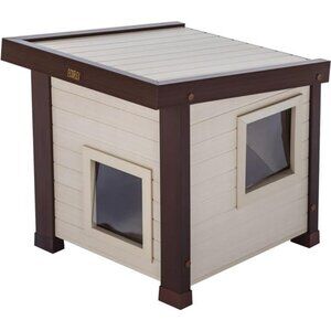 New Age Pet® ECOFLEX® Albany Outdoor Feral Cat House for Multiple Cats with